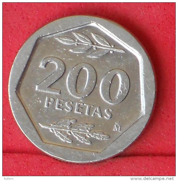 SPAIN  200  PESETAS  1987   KM# 829  -    (Nº08032) - 200 Pesetas