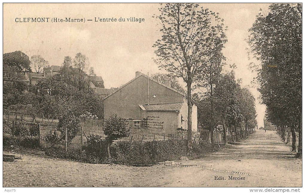 CLEFMONT    L'entrée Du Village - Clefmont