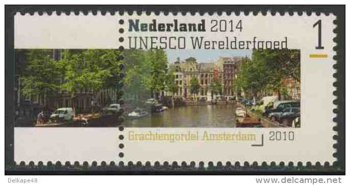 Nederland Netherlands Pays Bas 2014 Mi 3268 ** UNESCO : Grachtengordel Amsterdam (2010) / Icon Of Urban Planning - Aardrijkskunde