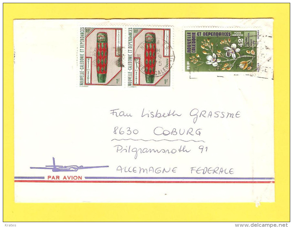 Old Letter - New Caledonia - Covers & Documents