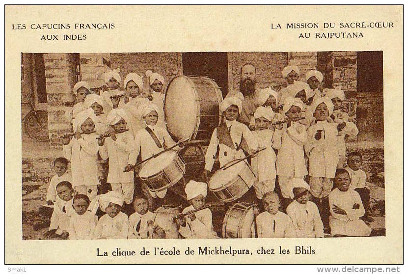 AK INDIEN INDIA  Rajputana MISSIONEN MISSION ,LES CAPUCINS FRANCAIS AUX INDES  MICKHELPURA ALTE POSTKARTE - Missionen