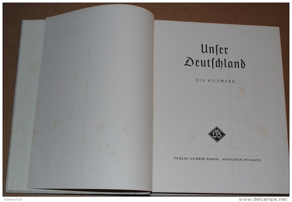 1950s Unser Deutschland PHOTO BOOK History OUR GERMANY Illustrated NOS ALLEMAGNE - Photography