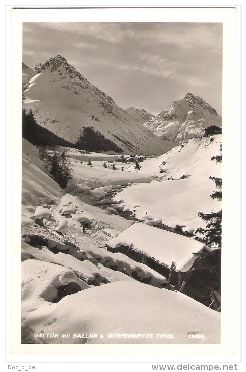 Österreich - Galtür Mit Ballun Und Gorfenspitze - Tirol - Galtür