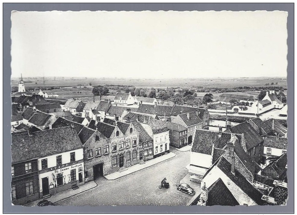 FOTOKAART LUCHTOPNAME DAMME ALGEMEEN ZICHT PANORAMA MOLEN MOULIN BIJ LAMME GOEDZAK ... - Damme