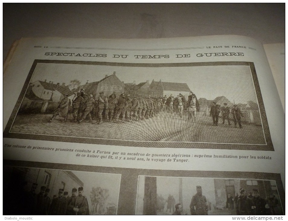 1914 JOURNAL de GUERRE(Le Pays de France):Nos aviateurs;Tirailleur algérien,sénégal;TOMMY;Dannemarie;Poilus-cyclistes