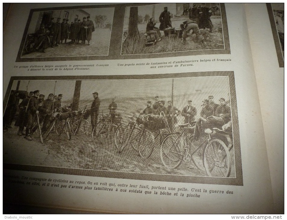 1914 JOURNAL de GUERRE(Le Pays de France):Nos aviateurs;Tirailleur algérien,sénégal;TOMMY;Dannemarie;Poilus-cyclistes