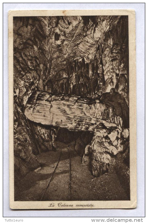 SLOVENIA - POSTUMIA - POSTOJNA - 1923 - LE GROTTE - COLONNA ROVESCIATA. - Slovenia