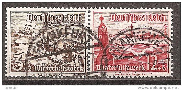 DEUTSCHES REICH - MI.NR. 651 + 656 - W131 - Zusammendrucke