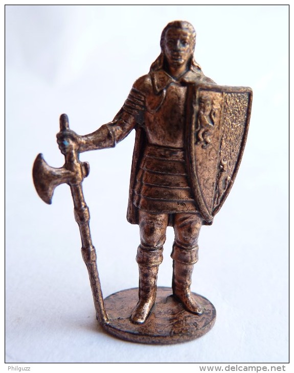 FIGURINE KINDER  METAL SOLDATS EUROPEENS 1 70's - CHEVALIER KRIEGER RITTER Cuivre (1) - Metal Figurines