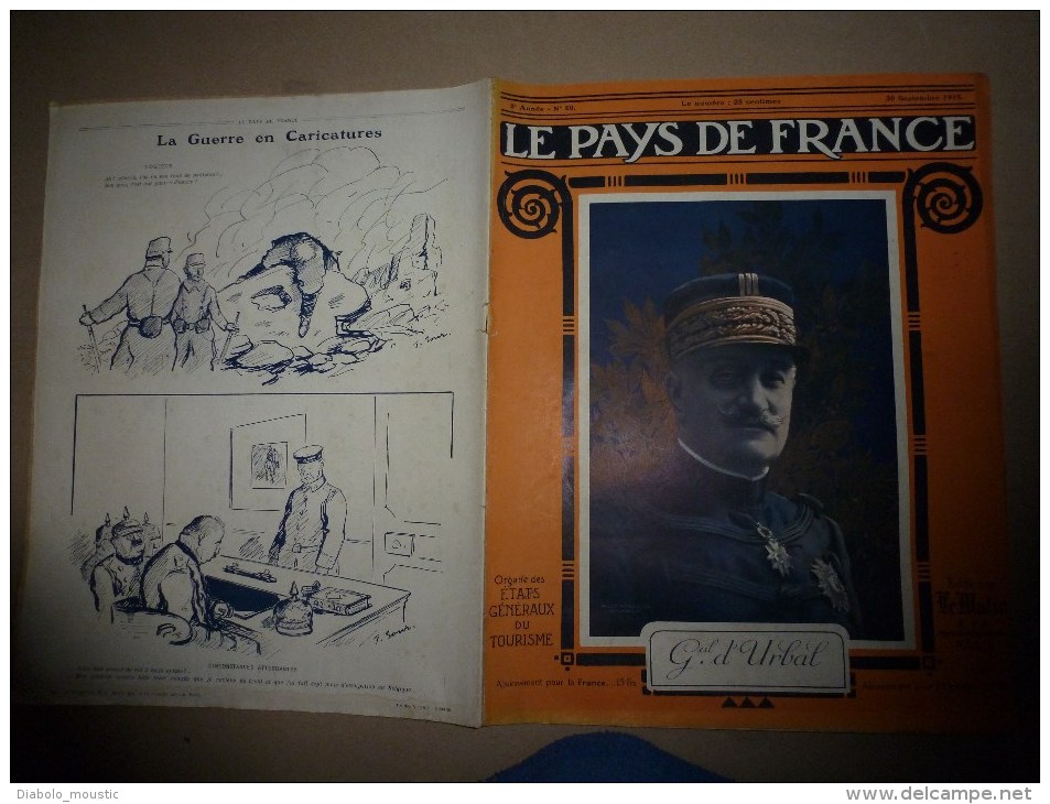 1915 JOURNAL De GUERRE(Le Pays De France):Berry-a-B;Ablain- S-N;Les Belges;Notre Canon;Gellenoncourt;Haraucourt;ISTANBUL - Francés