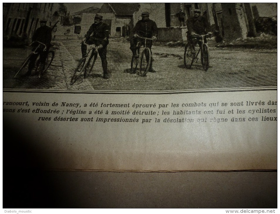 1915 JOURNAL de GUERRE(Le Pays de France):Berry-a-B;Ablain- s-N;Les belges;Notre canon;Gellenoncourt;Haraucourt;ISTANBUL