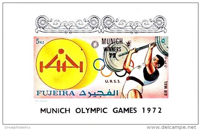 FUJEIRA 1972 SUMMER OLYMPICS - GERMANY / WEIGHT LIFTING S/S (3ALL) - Summer 1972: Munich