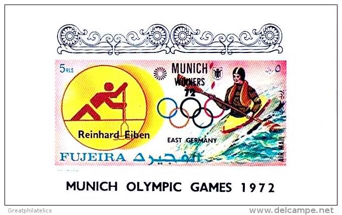 FUJEIRA 1972 SUMMER OLYMPICS - GERMANY / ROWING / KAYAK S/S (3ALL) - Summer 1972: Munich