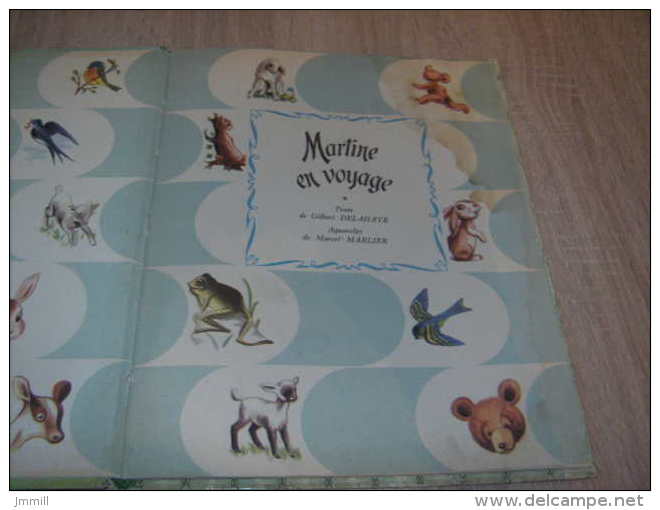 Marcel Marlier : Rare Edition Originale à La Farandole De Martine En Voyage 1954 - Casterman