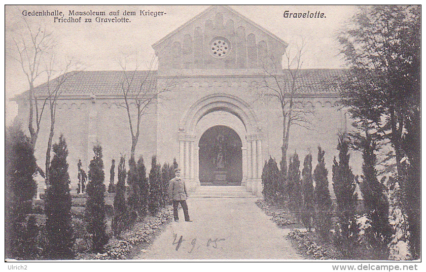 AK Gravelotte - Gedenkhalle, Mausoleum Auf Dem Krieger-Friedhof (8081) - Sonstige & Ohne Zuordnung