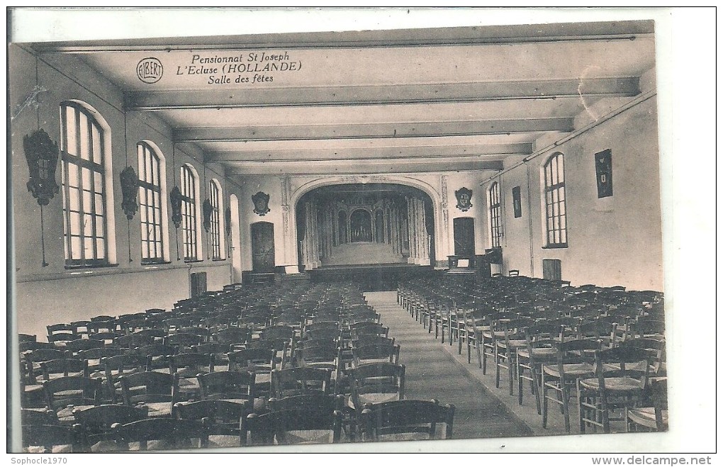 PAYS BAS NEDERLAND - ZELANDE - L'ECLUSE - SLUIS - Pensionnat Saint Joseph - Salle Des Fêtes - Sluis