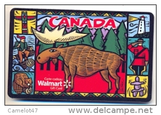 Walmart, CANADA,  Gift Card For Collection, No Value # 21869 - Cartes Cadeaux