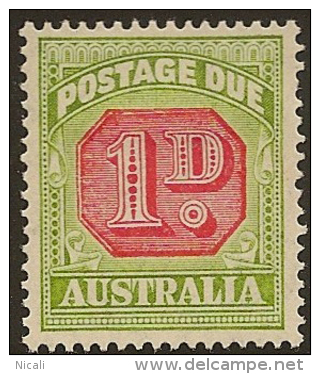 AUSTRALIA 1938 1d Postage Due SG D113 HM #CT262 - Postage Due