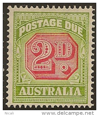 AUSTRALIA 1938 2d Postage Due SG D114 HM #CT263 - Segnatasse