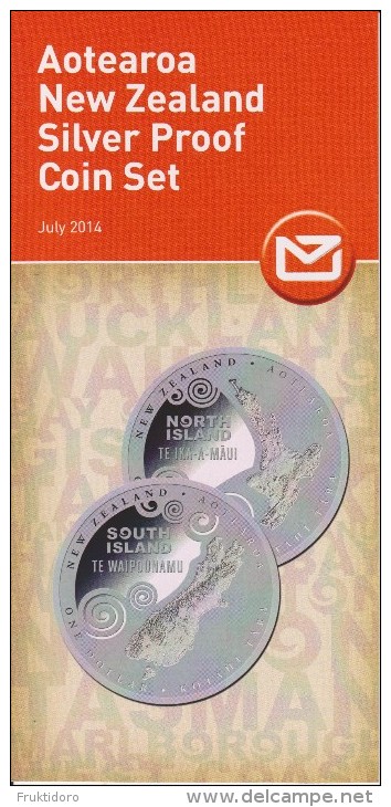 New Zealand 2014 Brochure About Aotearoa New Zealand Silver Proof Coin Set - Materiaal