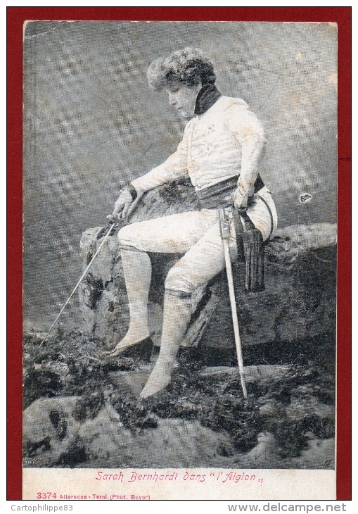 SARAH BERNHARDT DANS L'AIGLON ARTISTE THEÂTRE NAPOLEON PHOTO BOYER - Femmes Célèbres