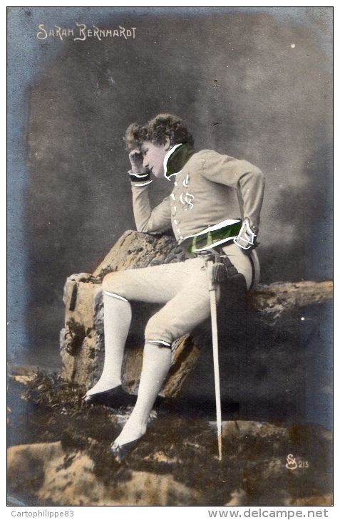 SARAH BERNHARDT DANS L'AIGLON ARTISTE THEÂTRE NAPOLEON PHOTO BOYER - Femmes Célèbres