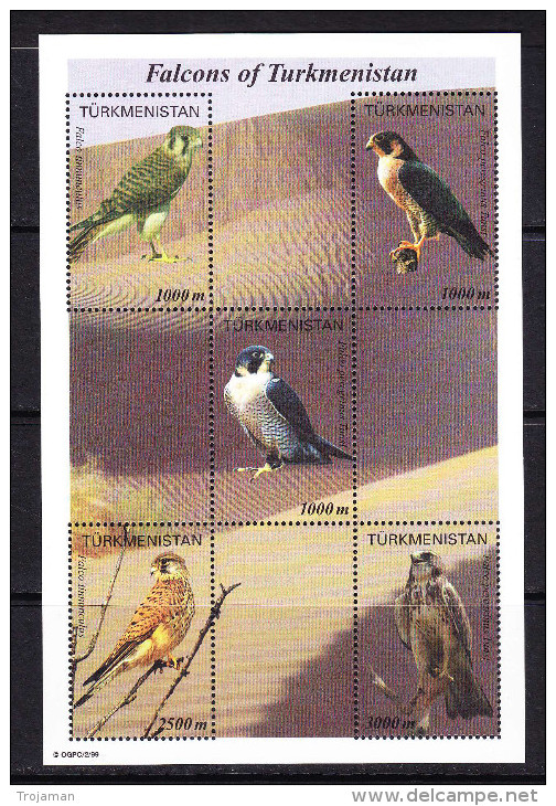 TKM-	08	TURKMENISTAN – 1999 BIRDS - Turkmenistan