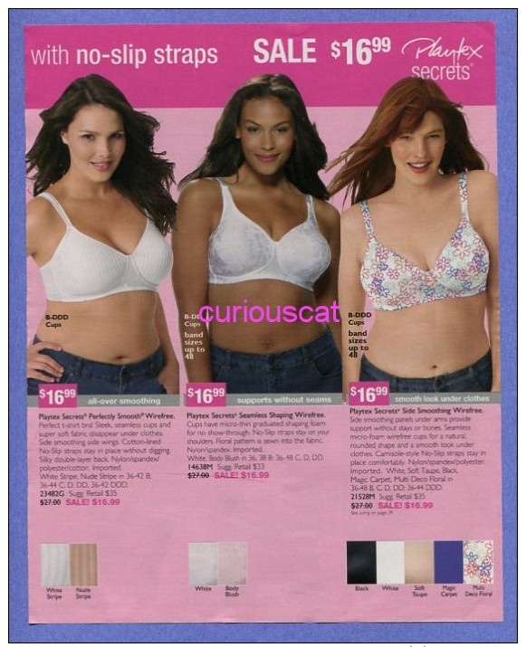 PUBLICITES USA MAGAZINE ADVERTISEMENT RECLAME WERBUNG REKLAME PUBBLICITI PUBLICIDAD LINGERIE BRAS  BH - Publicités