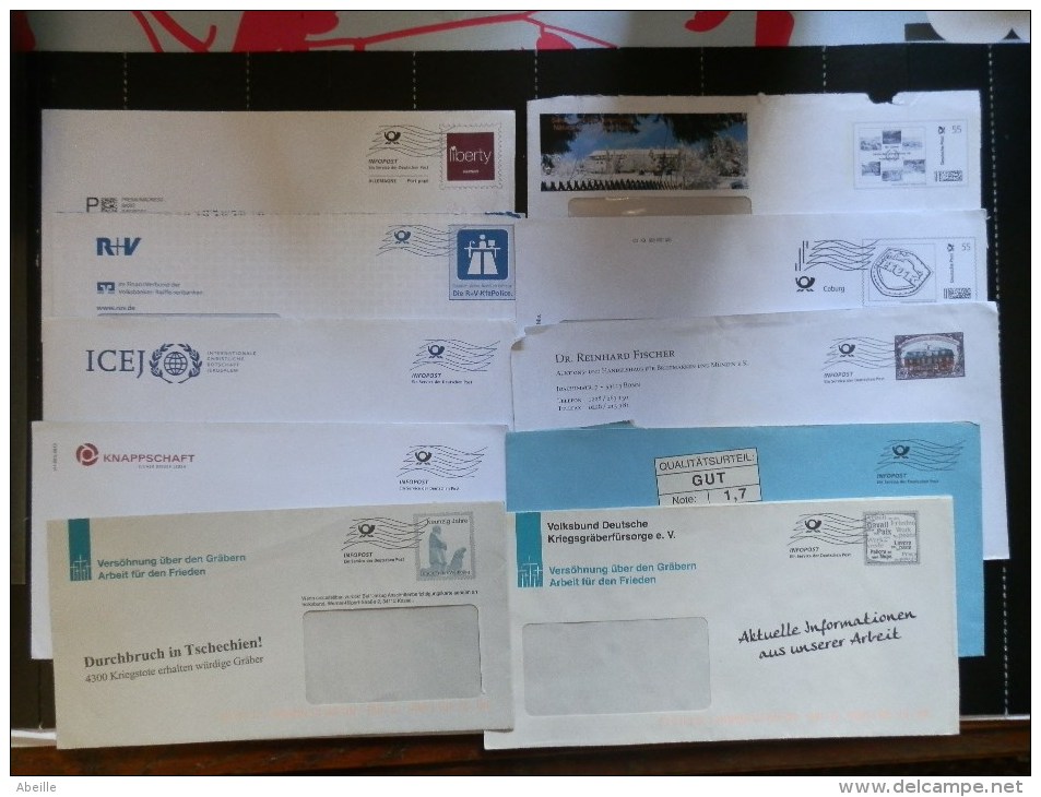 A3840      11  LETTERS  INFOPOST ... - Enveloppes Privées - Oblitérées