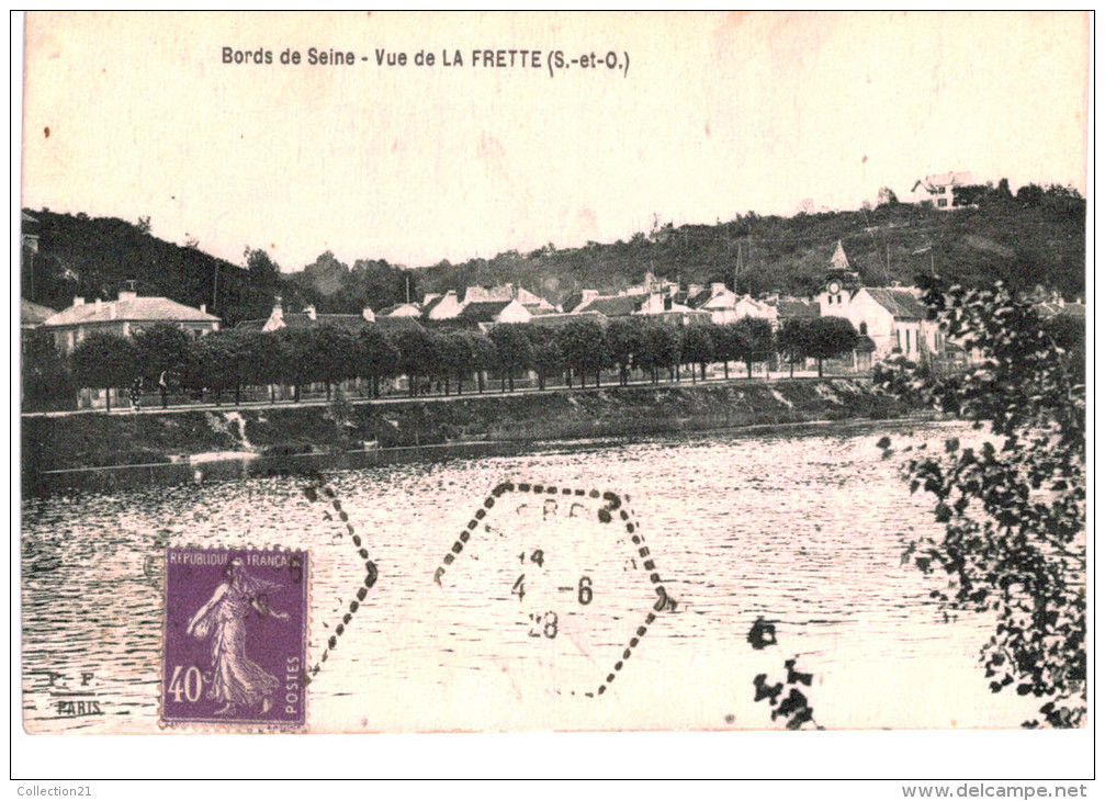 LA FRETTE SUR SEINE .... BORDS DE SEINE - La Frette-sur-Seine