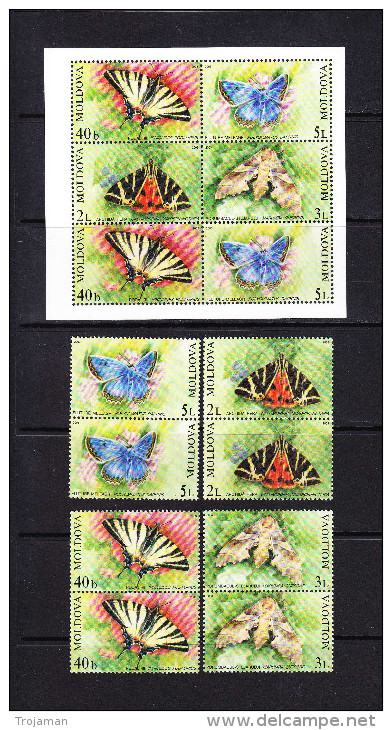 MDA-	16	MOLDOVA-2003 BUTTERFLY. STARTING PRICE FOR THE ONE SET - Moldova