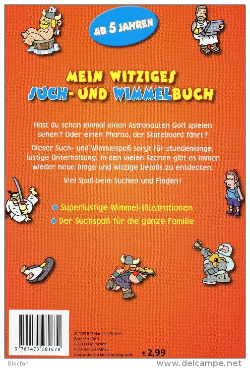 über 100 Briefmarken O 50€ Plus Witziges Such-/Wimmelbuch 2012 Neu 3€ Motivation Für Junge Sammler Oder Alte Hasen Book - Fantasia