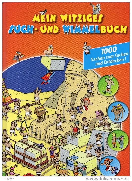 über 100 Briefmarken O 50€ Plus Witziges Such-/Wimmelbuch 2012 Neu 3€ Motivation Für Junge Sammler Oder Alte Hasen Book - Fantasia