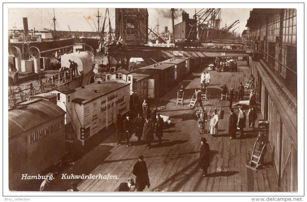 Hamburg, Kuhwärderhafen, Verlag C. Worzedialeck Nr 53 - Stellingen