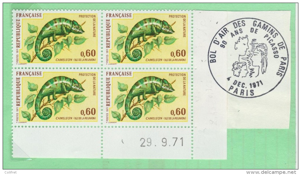 CD    N° 1692           Caméléon (Île De La Réunion) - 1970-1979