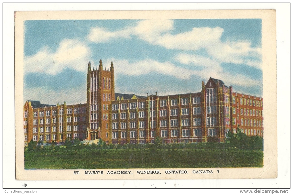 Cp, Canada, Windsor, St-Mary's Academy - Windsor