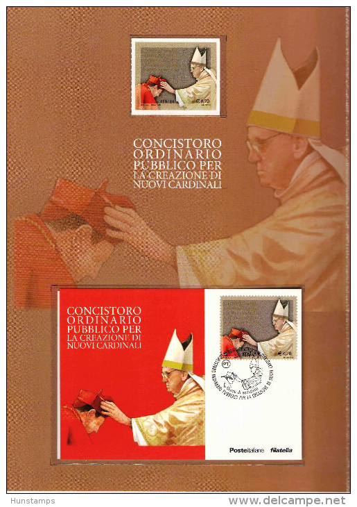 Italy 2014. POPE SPECIAL COLLECTION With Stamps, FDC-s In SPECIAL BOOK, NICE !!! MNH (**) - 2011-20: Mint/hinged