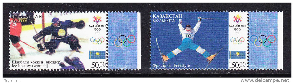 KAZ-	25	KAZAKHSTAN – 2002 SALT LAKE CITY ILE HOKEY WOMAN AND FREESTYLE - Kazakhstan