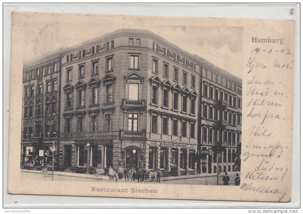 B82203 Hamburg Restaurant Siechen Germany   Front Back Image - Altona