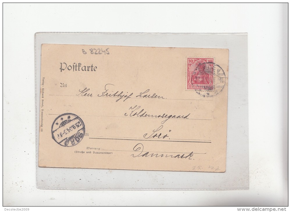 B82245 Emden Partie Am Burggraben Lower Saxony Germany  Front Back Image - Emden