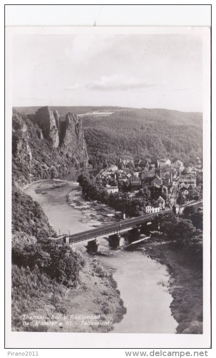 Bad Münster A.St., Sol-und Radiumbad, Fotokarte - Bad Muenster A. Stein - Ebernburg