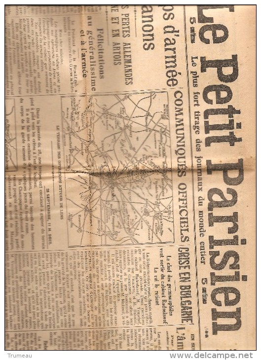 LENS ....JOURNAL LE PETITPARISIEN DU 30 SEPTEMBRE 1915 COMPLET - Le Petit Parisien