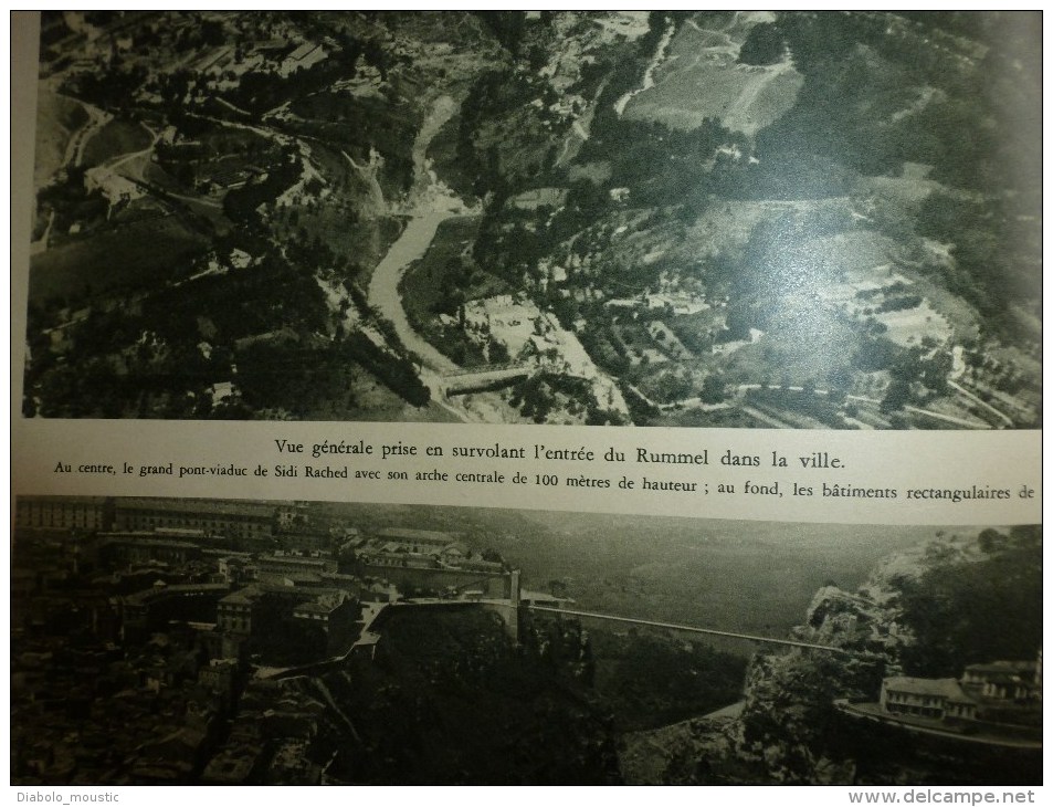 1932  :Besançon , son école d'HORLOGERIE ; L ' ALGERIE vue d'avion Oran, Constantine , Alger  etc...