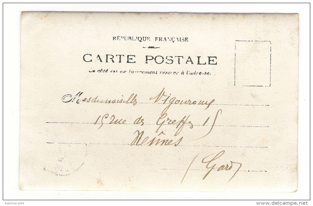 GARD  /  QUISSAC  /  Portrait En Médaillon Du Sieur  VIGOUROUX  /  CARTE-PHOTO - Quissac