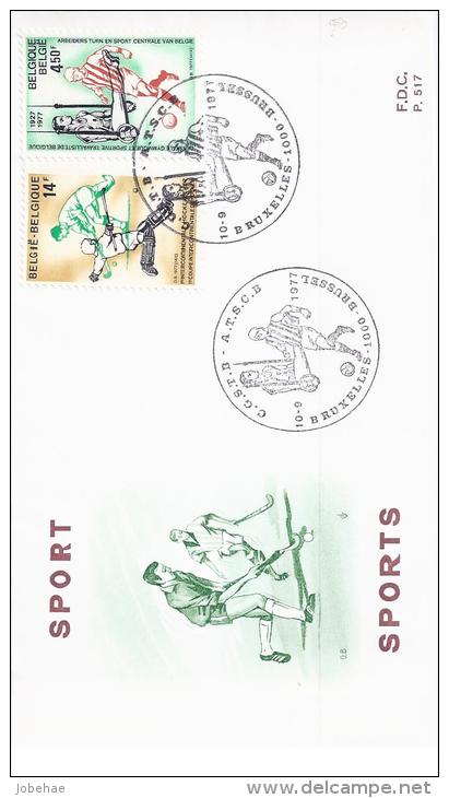 Belgie FDC YT° 1863+1866 - 1971-1980