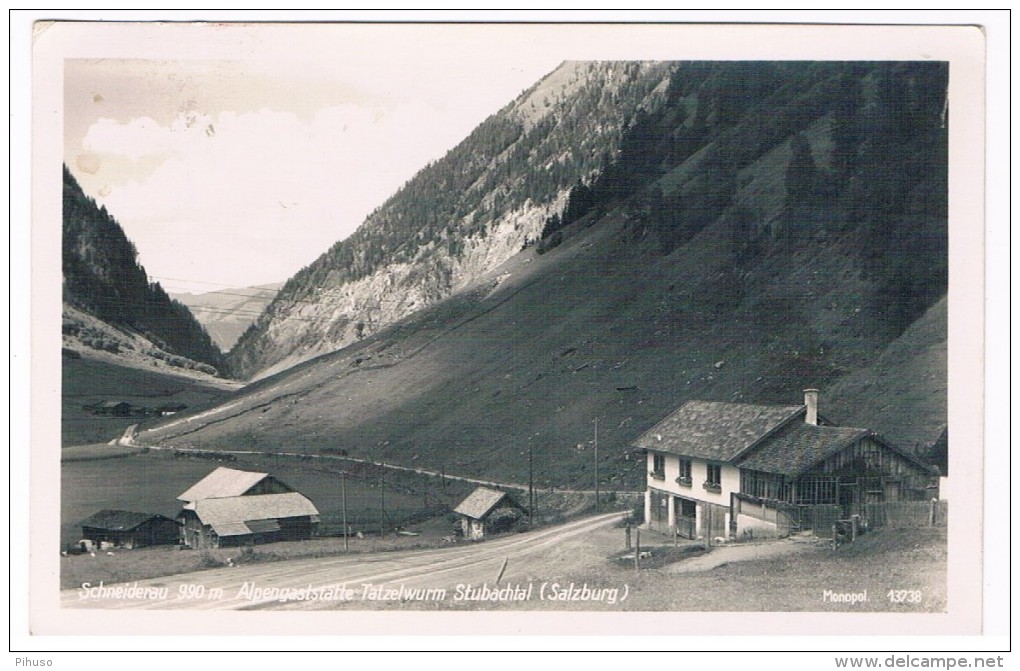 Ö-2098    STUBACHTAL : Alpengaststätte Tatzelwurm - Zell Am See