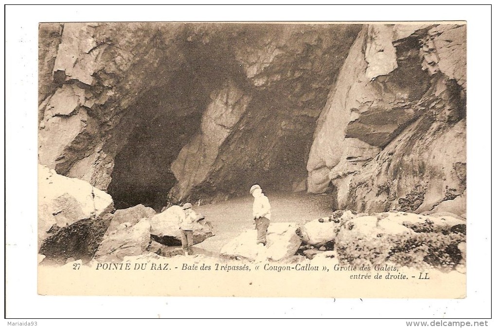 ENVIRONS DE PLOGOFF - FINISTERE - LA POINTE DU RAZ - BAIE DES TREPASSES - COUGON CALLOU - GROTTE DES GALETS - Plogoff