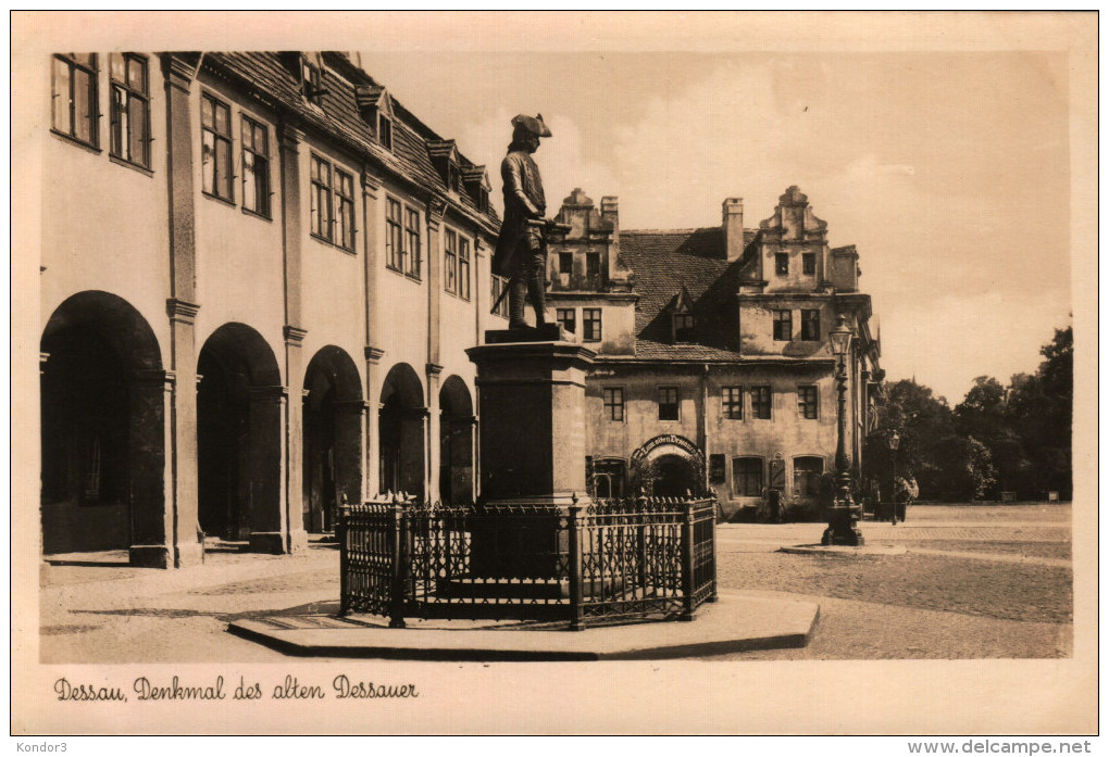 Dessau. Denkmal Des Alten Dessauer - Dessau