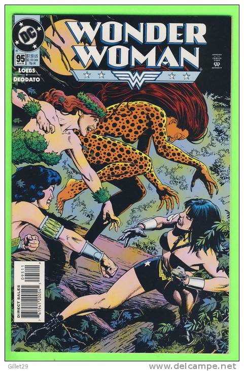 BD - DC COMICS - WONDER WOMAN - No 95 - MARCH 1995  - MINT CONDITION - DC