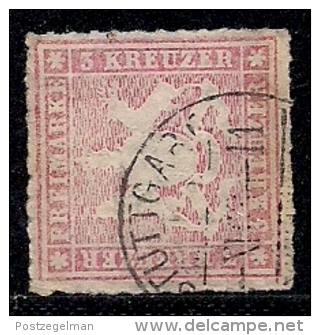 WURTTEMBERG, 1865, Cancelled Stamp(s) 3 Kreuzer, Red, MI 31, #16093 - Other & Unclassified